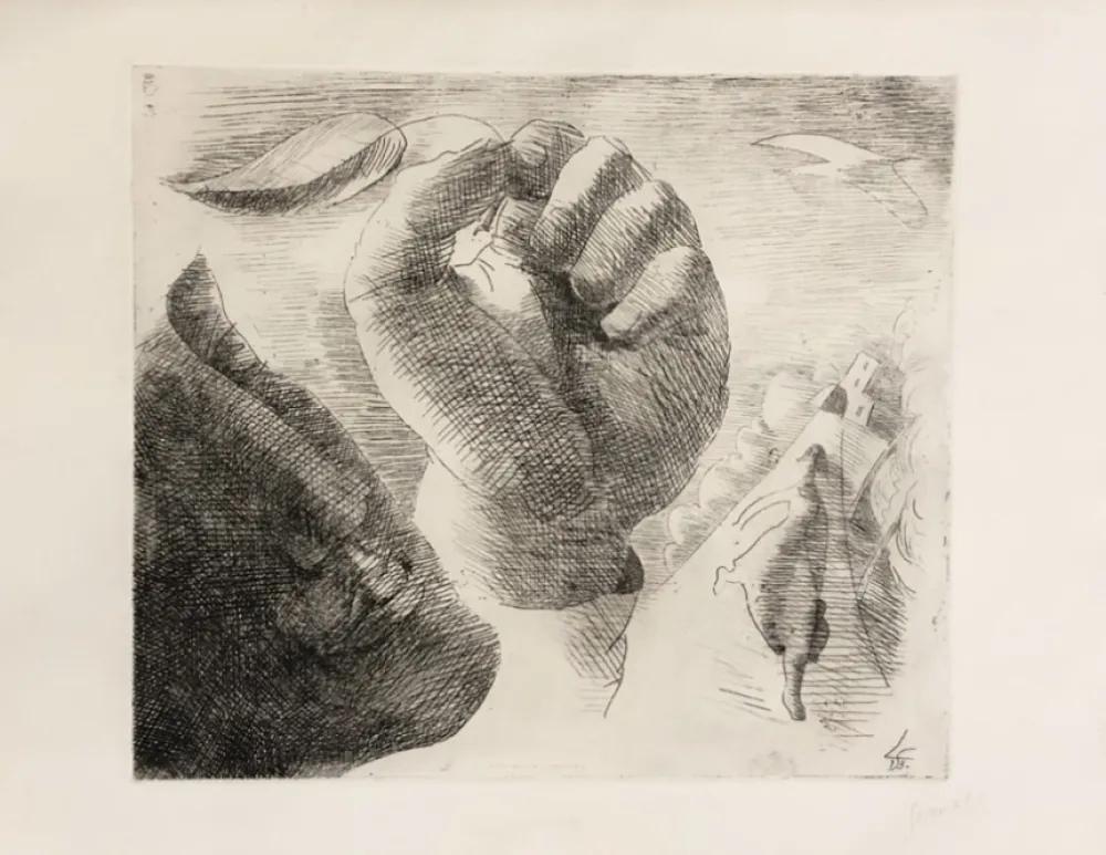 Gravura Survage - Composition surréaliste