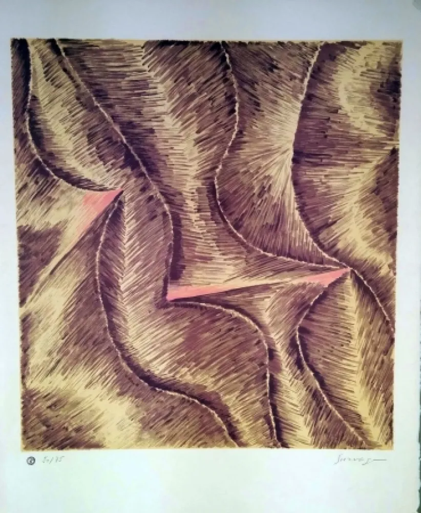 Litografia Survage - Rythmes colorés