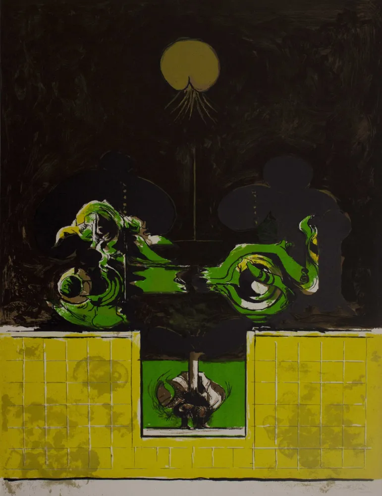 Litografia Sutherland - La brèche