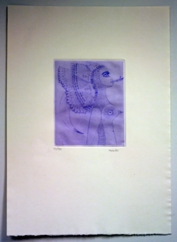 Gravura Svanberg - Dromkvinnans kyss