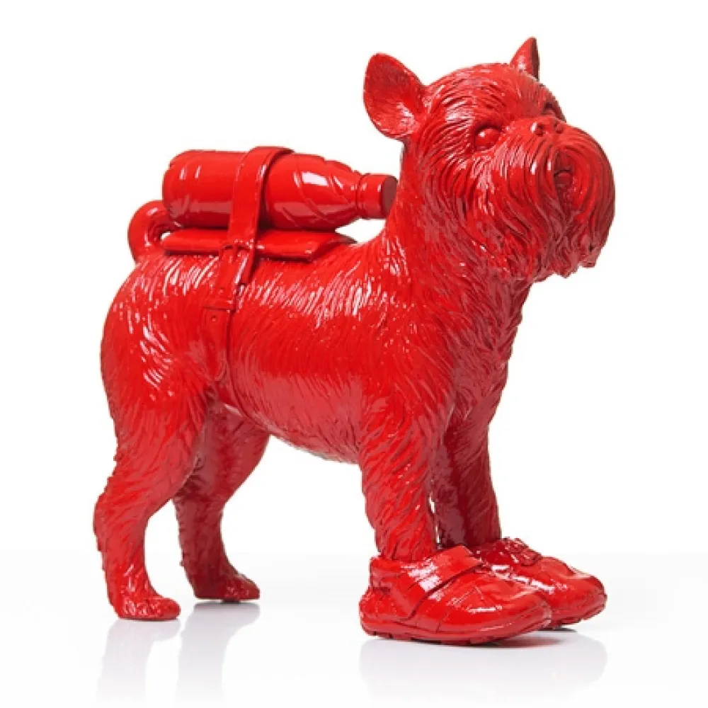 Múltiplo Sweetlove - Cloned red Griffon Bruxellois with pet bottle