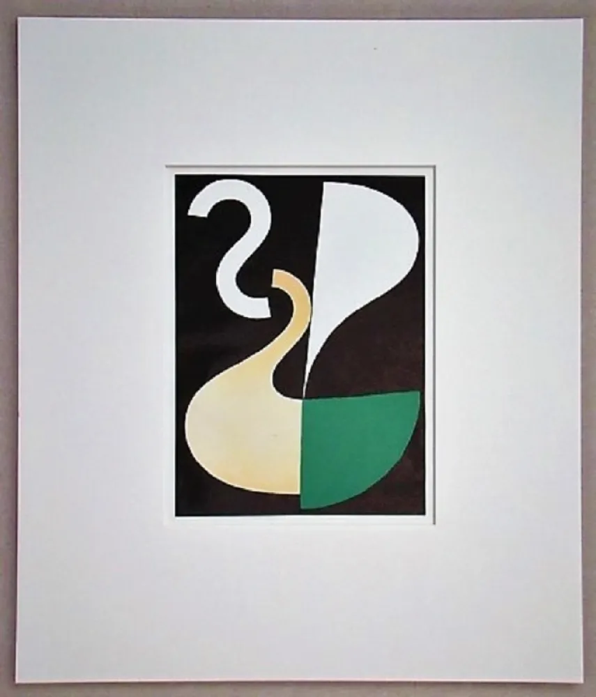 Litografia Taeuber-Arp - Composition