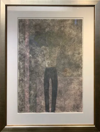 Gravura Tamayo - Hombre con brazos sobre la cabeza