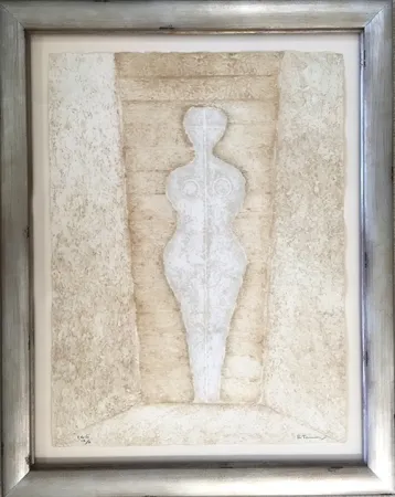 Gravura Tamayo - Mujer en Blanco - Woman in White (Pereda 174)
