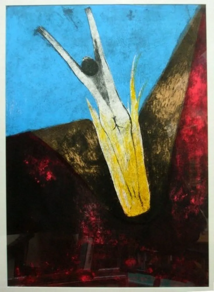 Litografia Tamayo - SENZA TITOLO