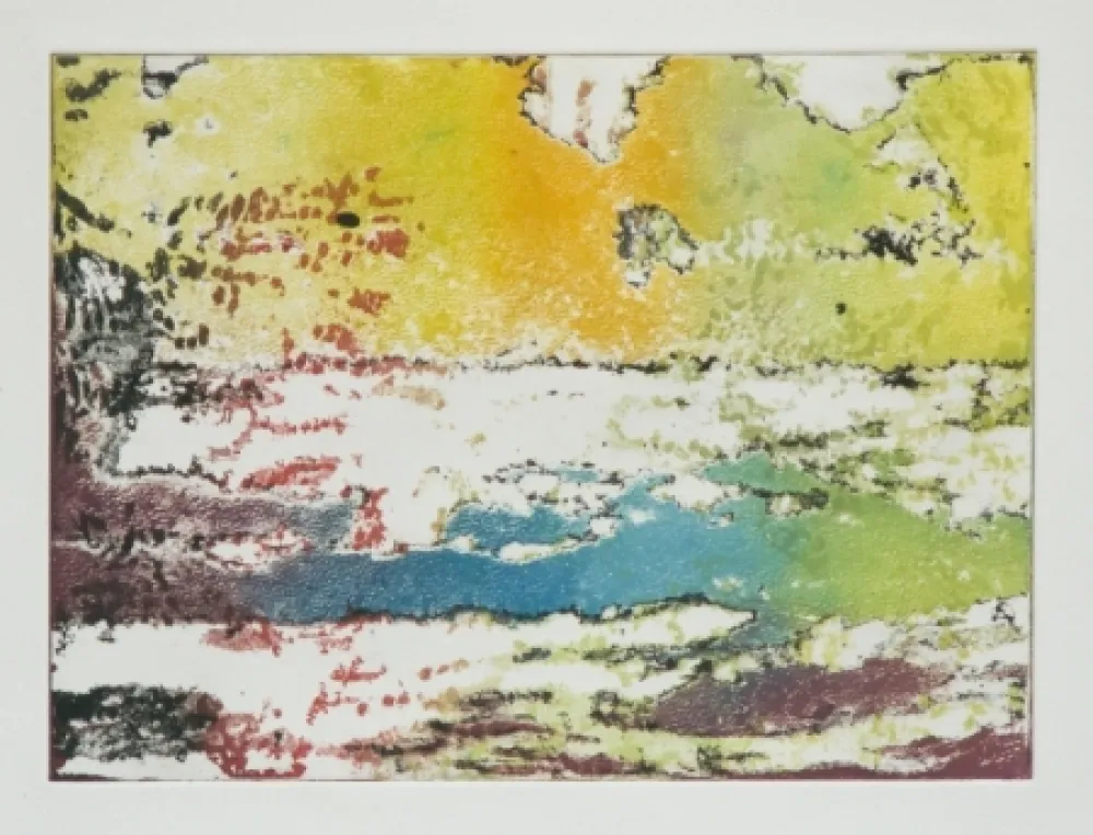 Monotipia Tanguy - Lagune 1