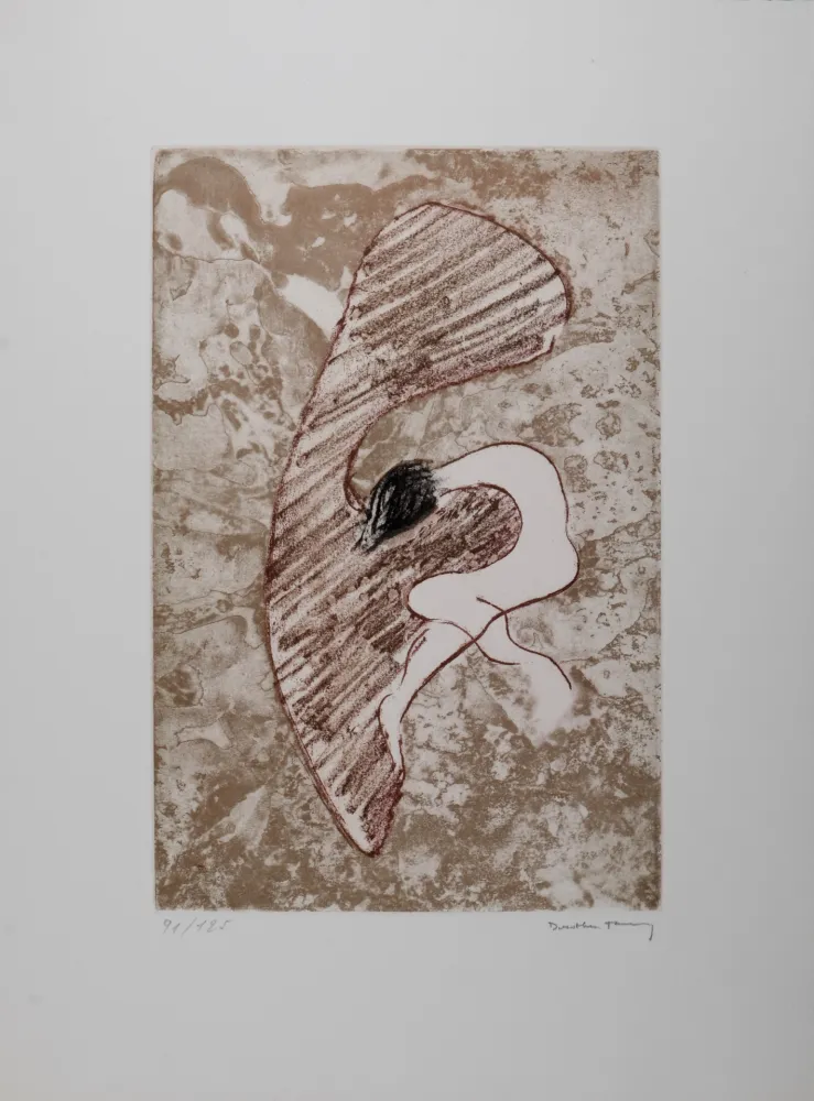 Gravura Tanning - The maid is late because she laid her mate, 1971 - Hand-signed