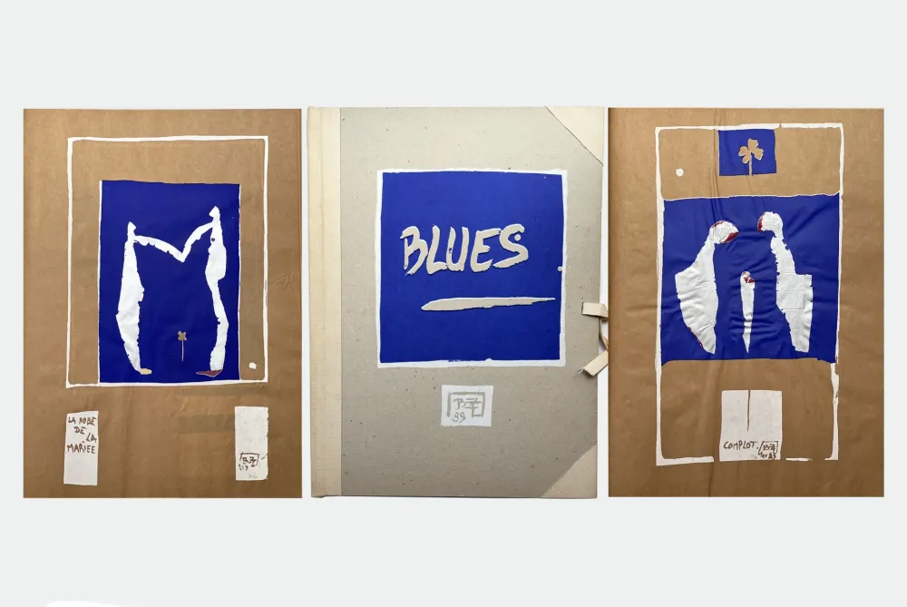 Livro Ilustrado Tanquerel - BLUES. 22 sérigraphies originales (album 1989)