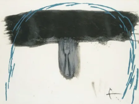 Água-Forte Tàpies - Arc blau (Blauer Bogen) 