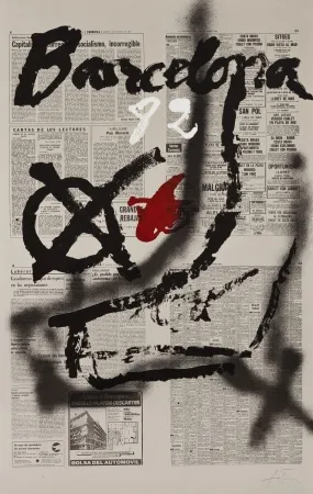 Litografia Tàpies - 