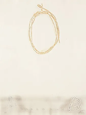 Gravura Tàpies - Cordill