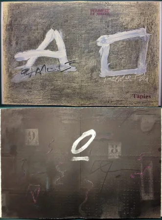 Livro Ilustrado Tàpies - DERRIÈRE LE MIROIR N° 234. TAPIES. Mai 1979.