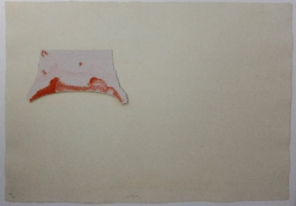 Litografia Tàpies - El Pa a la Barca 2