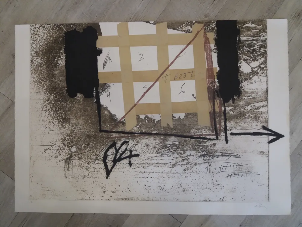 Água-Forte E Água-Tinta Tàpies - Grille de papier