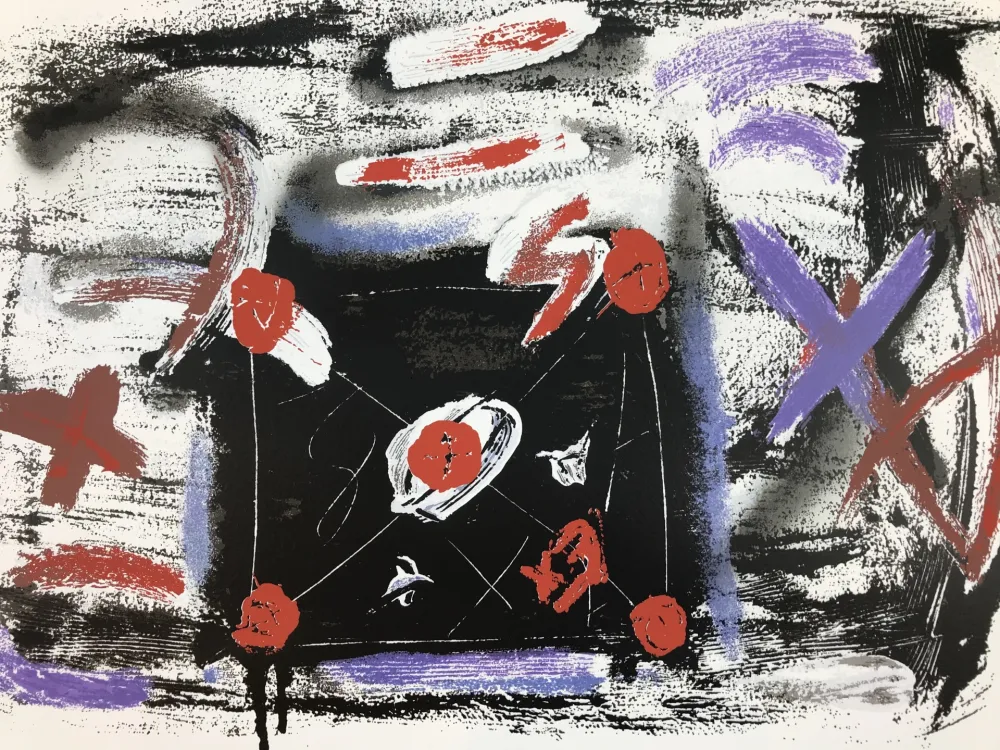 Serigrafia Tàpies - La lettre