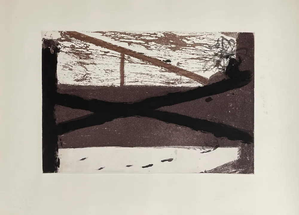 Gravura Tàpies - Le lit