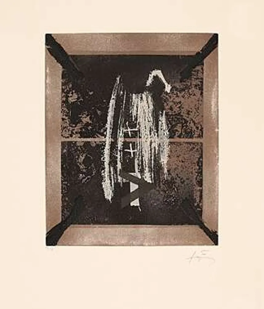 Gravura Tàpies - Léntialle