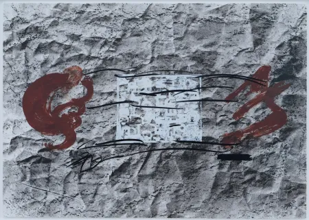 Litografia Tàpies - Suite 63 x 90 (No 10)
