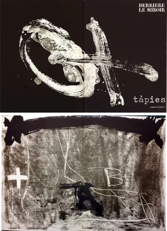 Livro Ilustrado Tàpies - TÀPIES. Monotypes . Derrière le Miroir n° 210. Juin 1974