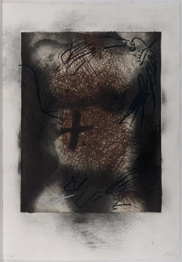 Gravura Tàpies - Tors