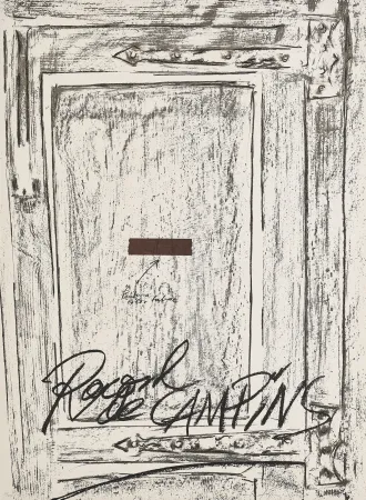 Litografia Tàpies - Untitled 