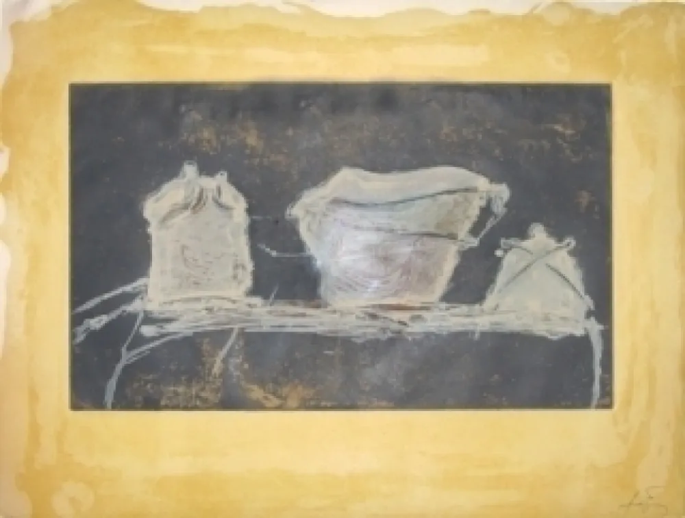 Gravura Tàpies - Vaisselle
