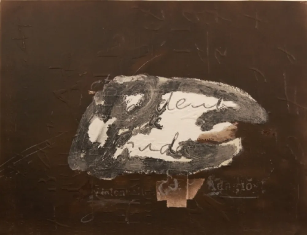 Litografia Tàpies - Variations 10
