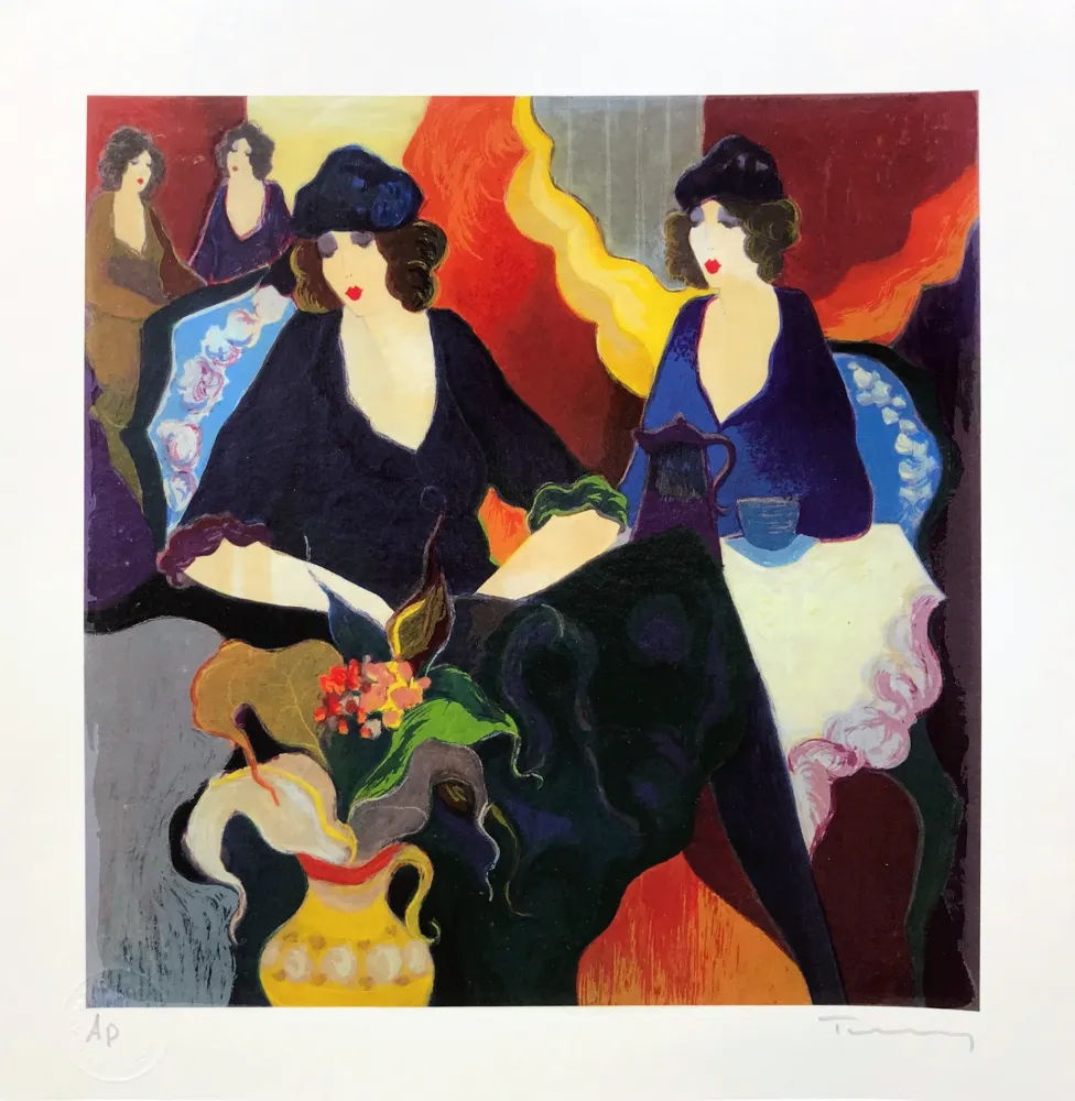 Serigrafia Tarkay - AFTERNOON TEA