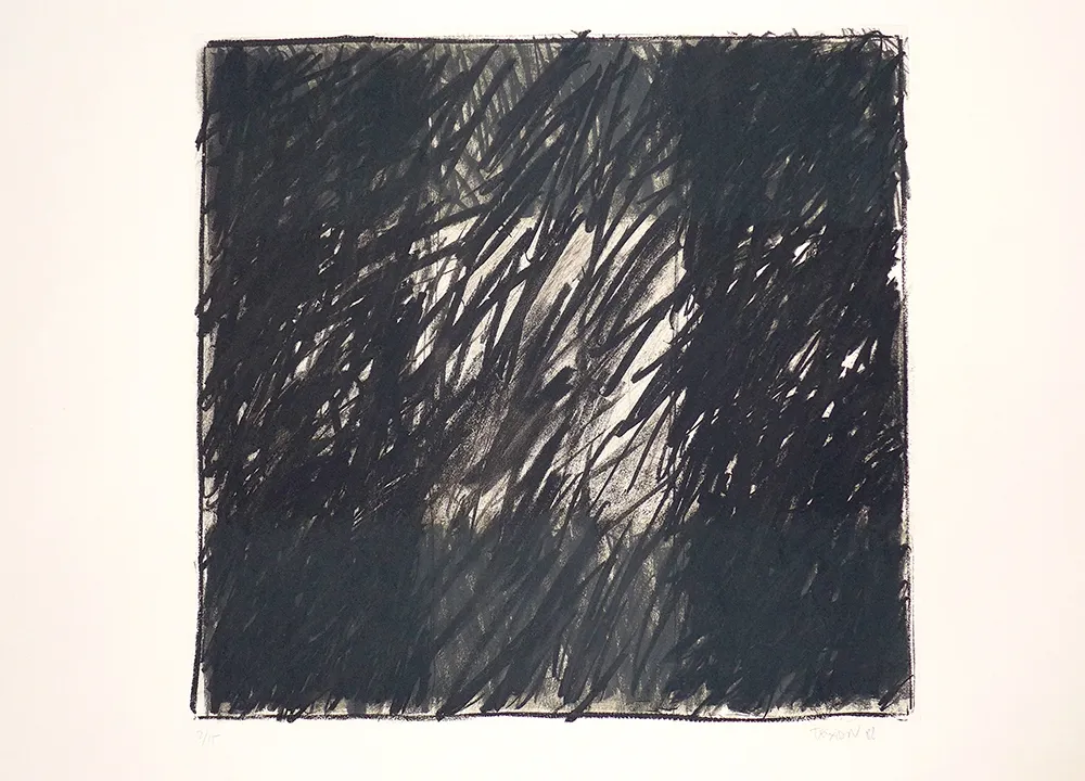 Gravura Teixidor - Encrucijada III