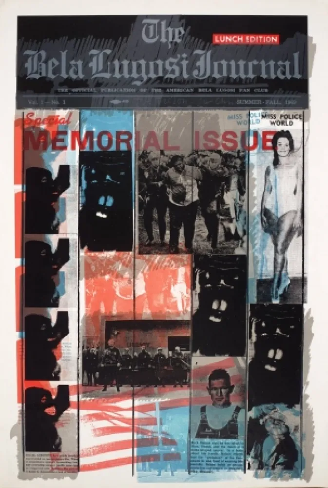 Serigrafia Tilson - Bela Lugosi Journal