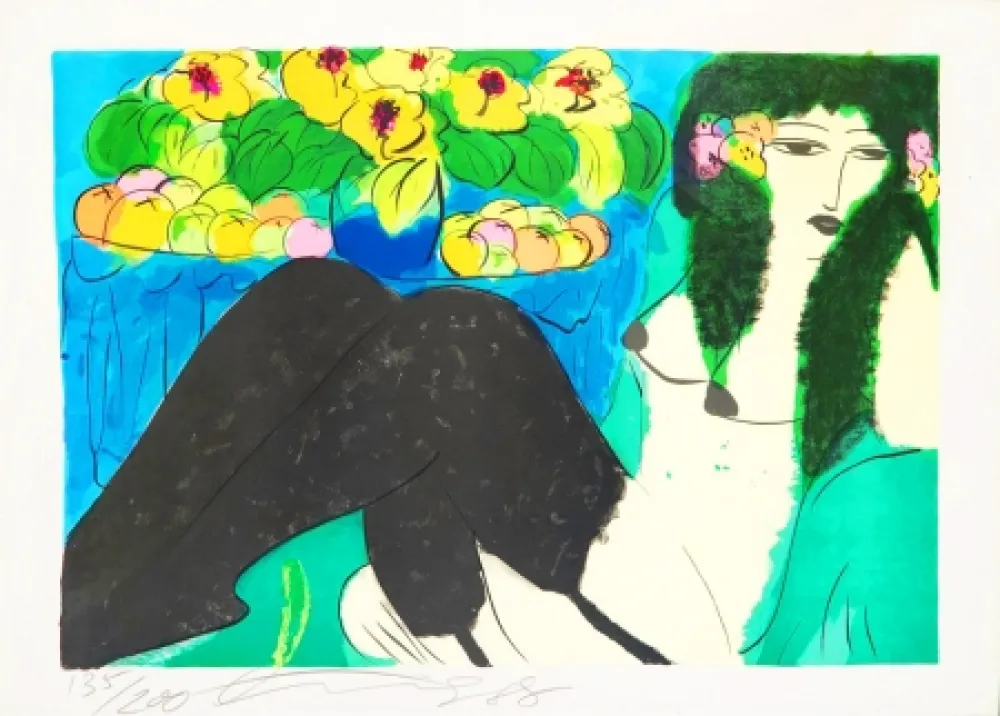 Litografia Ting - Geisha