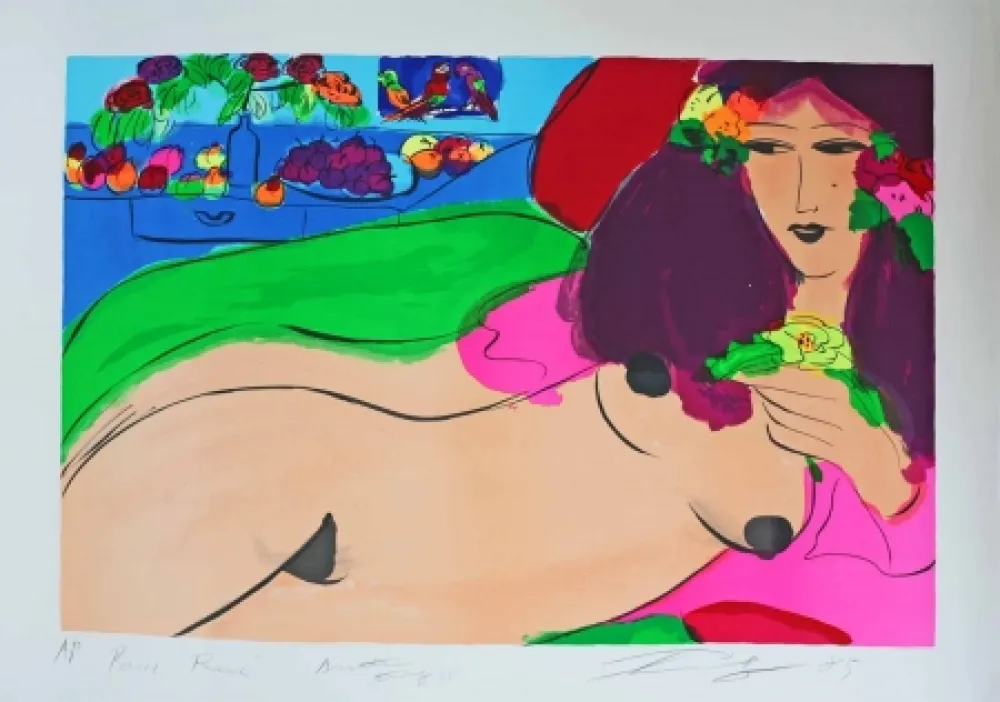 Litografia Ting - Sans titre