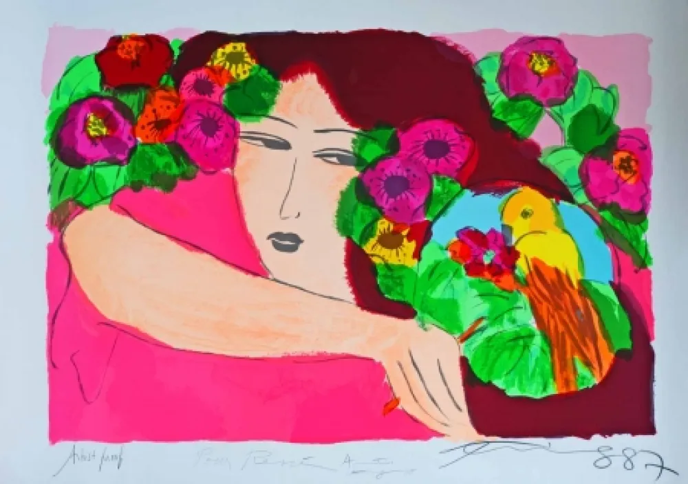 Litografia Ting - Sans titre