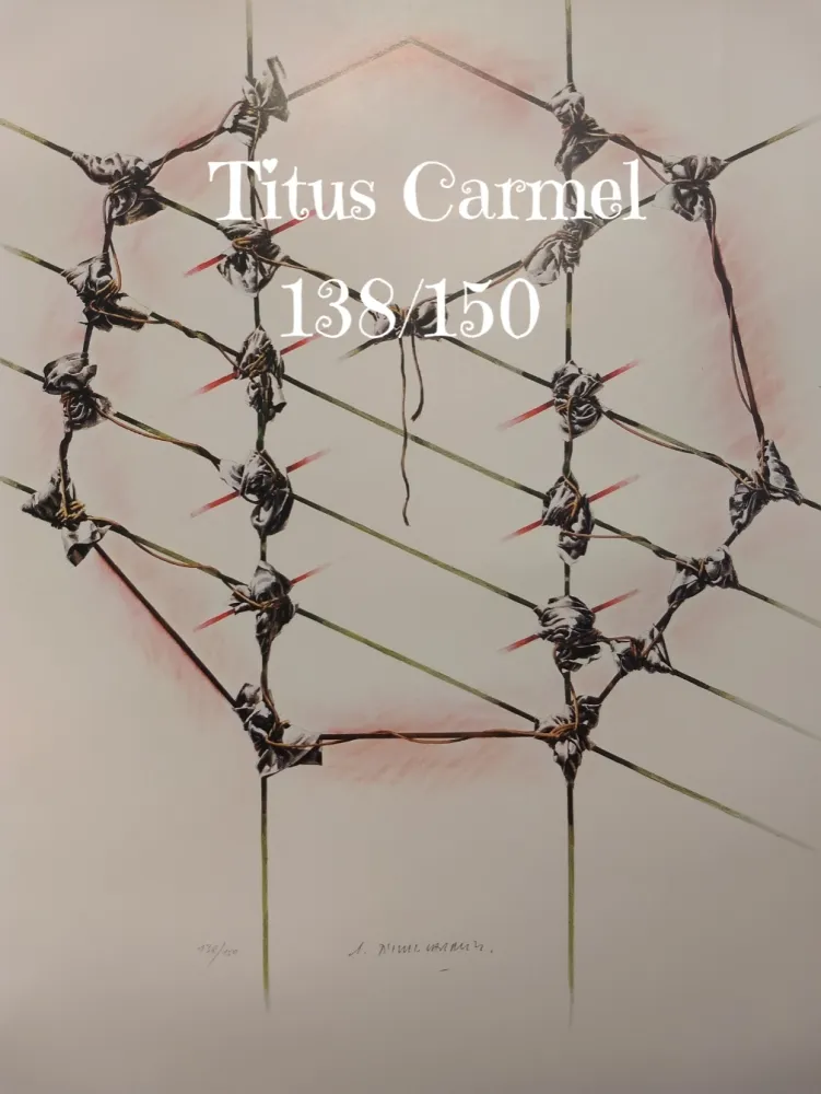 Litografia Titus Carmel - 138/150 Hand signed