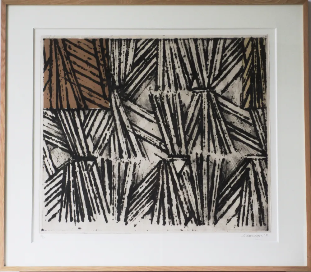 Água-Forte E Água-Tinta Titus Carmel - Brisée I (Sur la route de la soie)