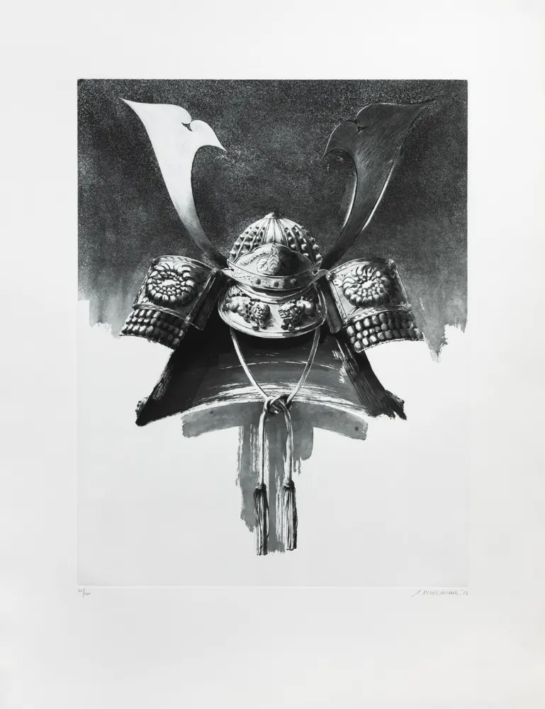 Gravura Titus Carmel - Casque de Nikko I 