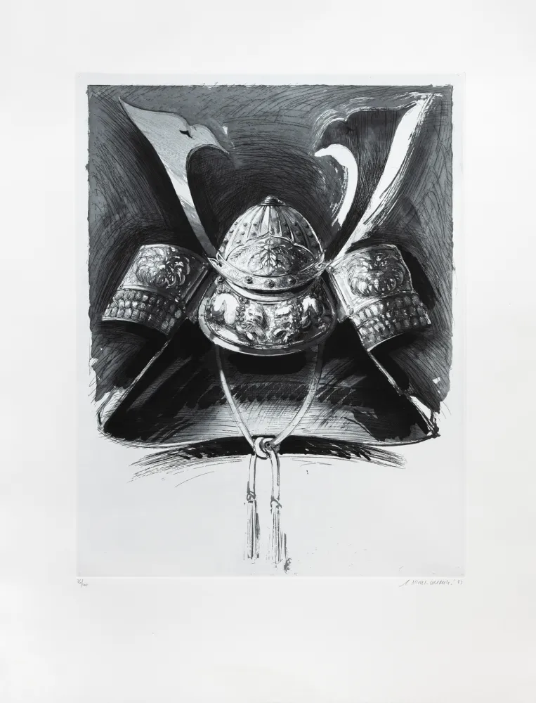 Gravura Titus Carmel - Casque de Nikko II