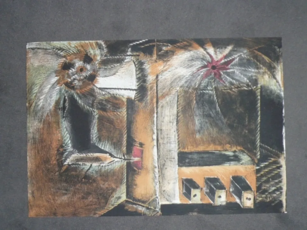 Litografia Toledo - Hommage à Joan Prats