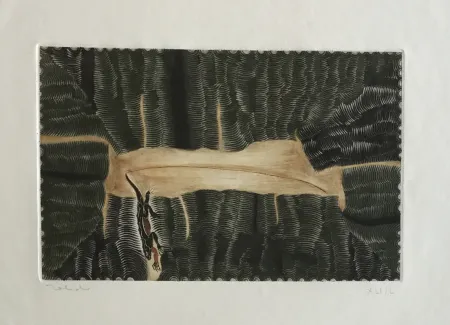 Gravura Toledo - Iguana in the Labyrinth