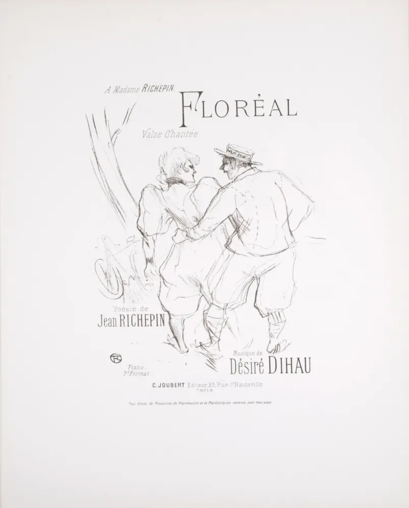 Litografia Toulouse-Lautrec - Floréal, 1895