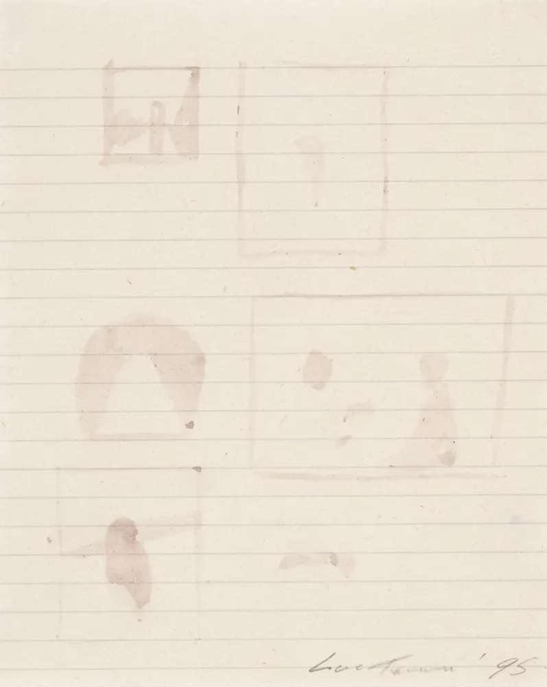 Monotipia Tuymans - Untitled 1995