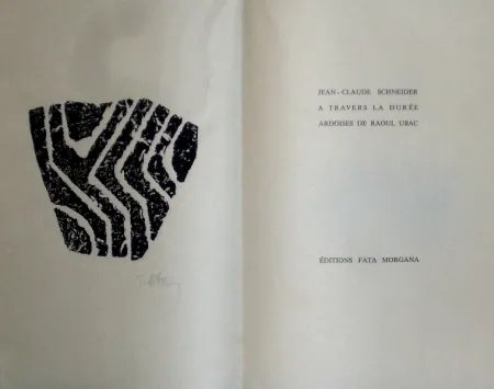 Livro Ilustrado Ubac - A travers la durée