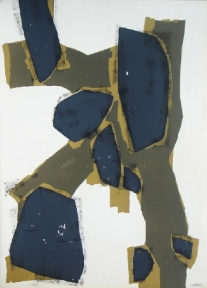 Litografia Ubac - Arbres et pierres