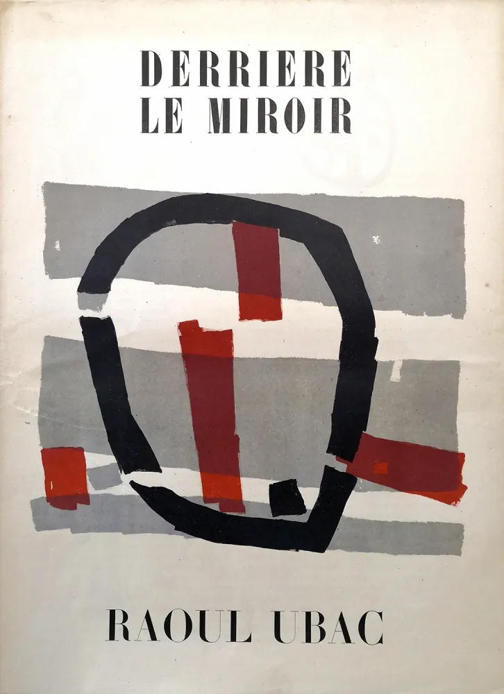 Livro Ilustrado Ubac - Derrière le Miroir n. 34. Texte d'André Frénaud