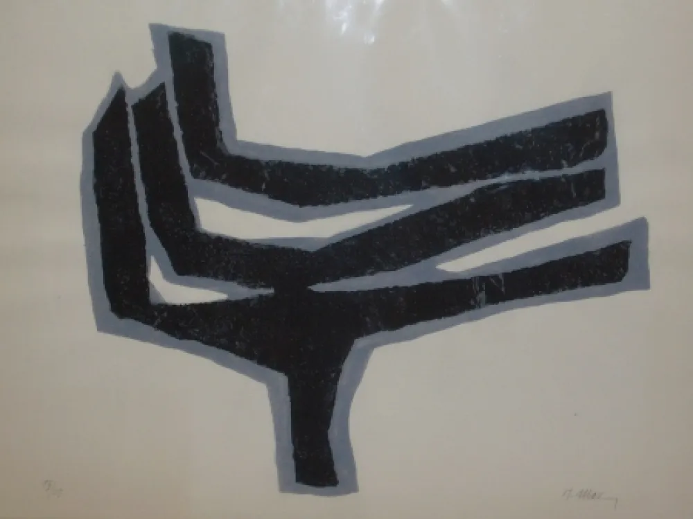 Litografia Ubac - Empeinte ardoise