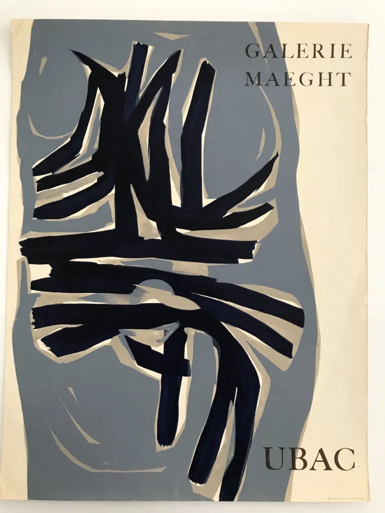 Cartaz Ubac - Galerie Maeght