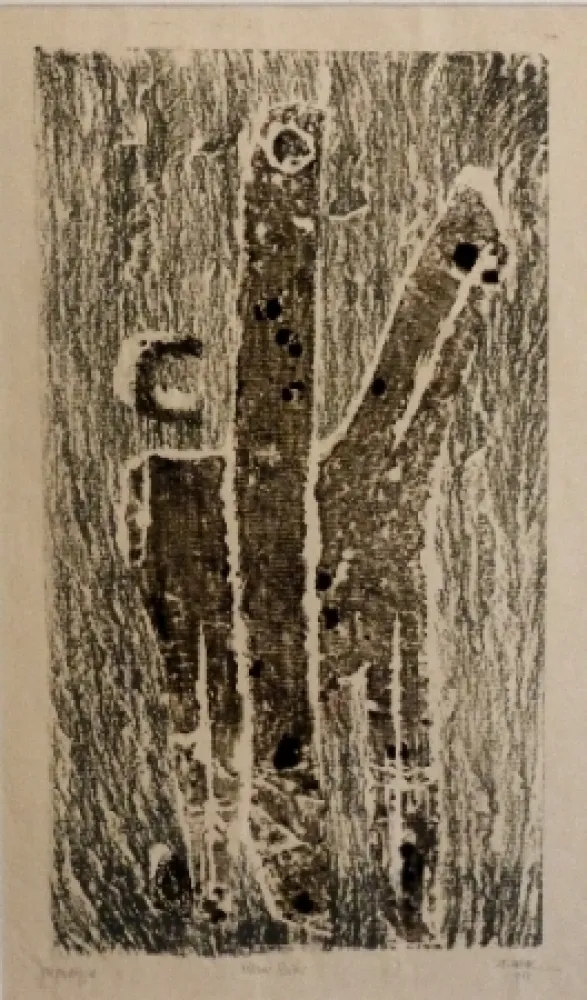 Monotipia Ubac - KLEINE REITER