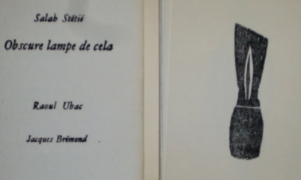 Livro Ilustrado Ubac - Obscure lampe de cela