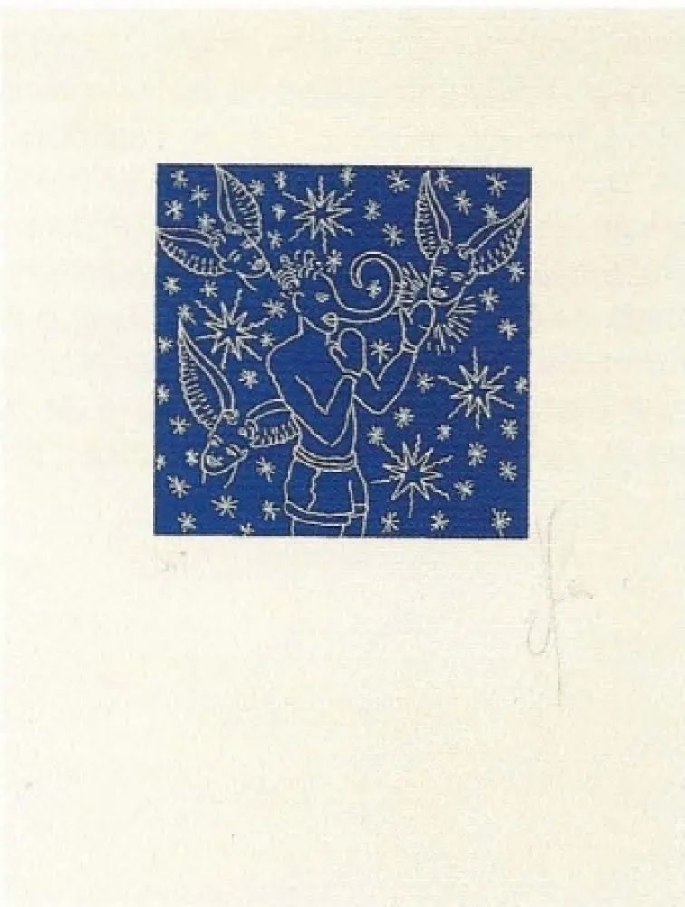 Litografia Ucles - Barallar-se amb la consciència