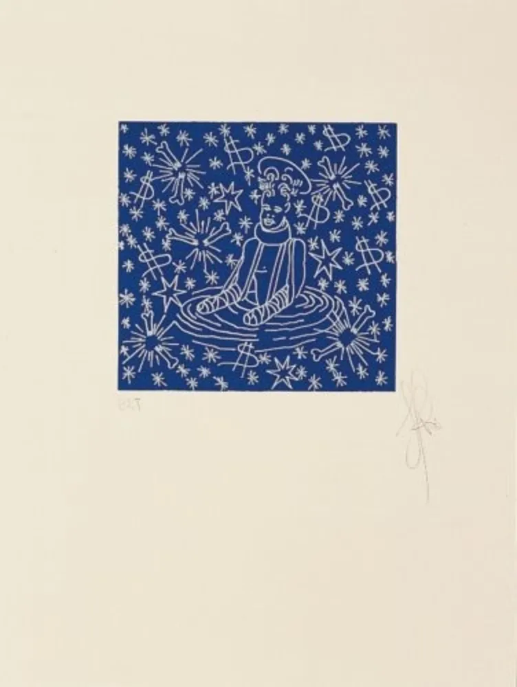 Litografia Ucles - Engolit per l'entorn